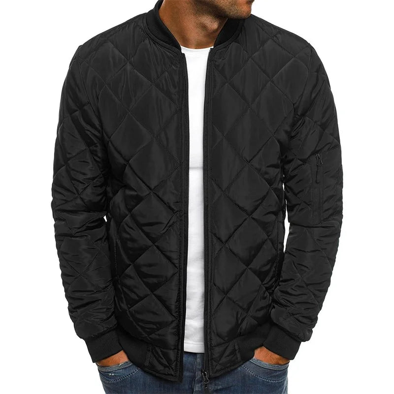 Vincent - Veste en Coton à Motif Diamant