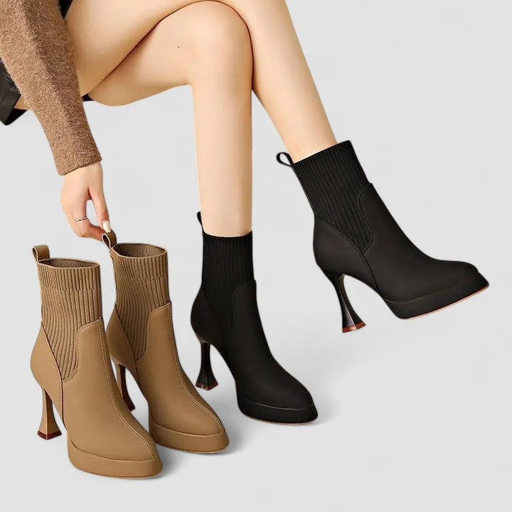 Alice - Bottes à plateforme, confort et élégance féminine