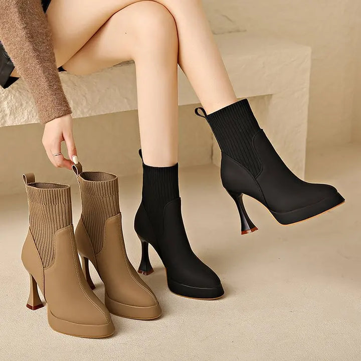 Alice - Bottes à plateforme, confort et élégance féminine