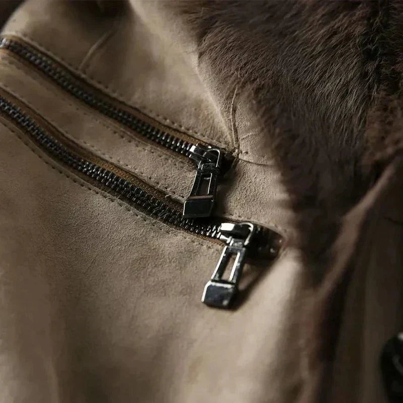 Mireille | Manteau en agneau de luxe