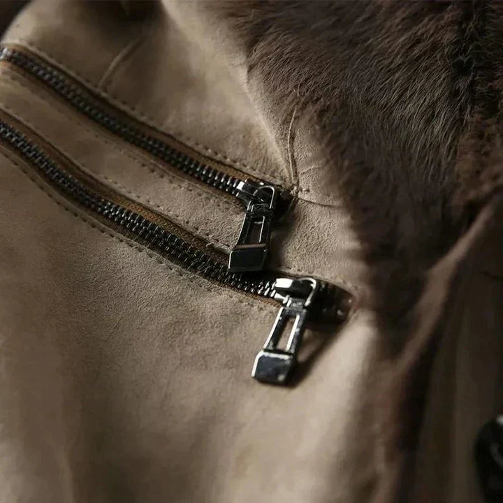 Mireille | Manteau en agneau de luxe