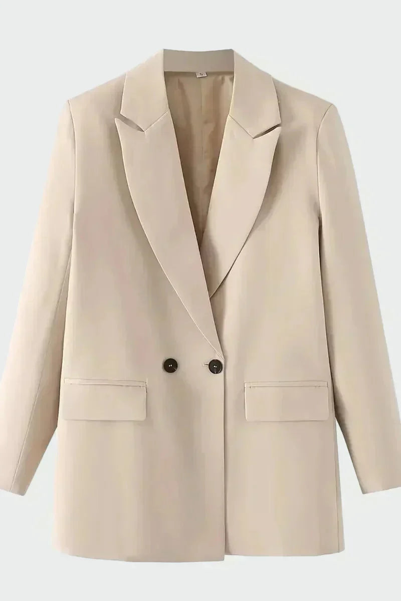 Manteau Oversize aux Lignes Modernes