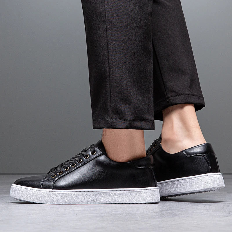 Daniel - Baskets en cuir italien