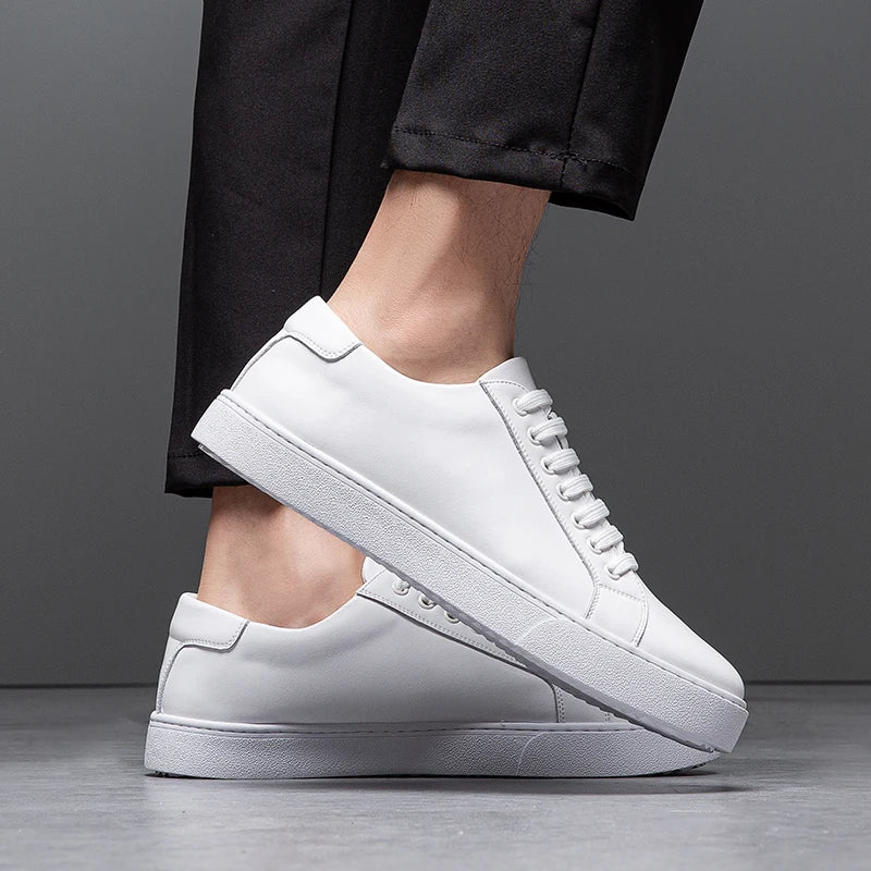 Daniel - Baskets en cuir italien