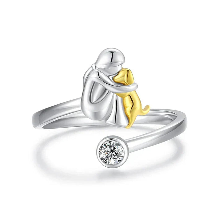 Bague Chien Câlin