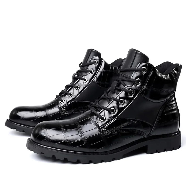 Hubert - Bottes en Cuir de Crocodile