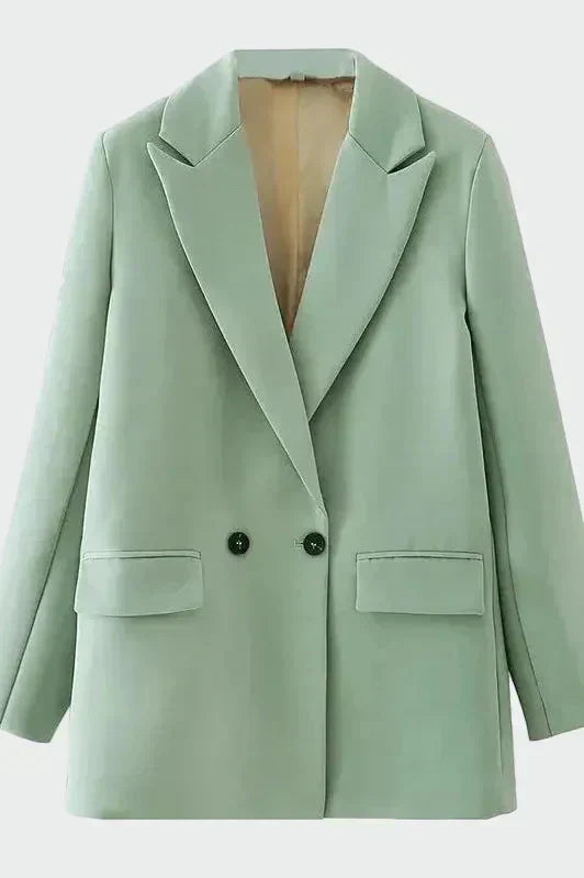 Manteau Oversize aux Lignes Modernes