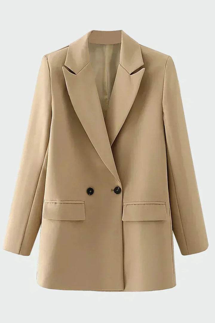 Manteau Oversize aux Lignes Modernes