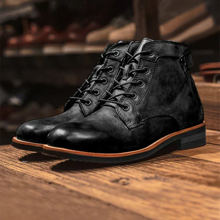 César - Bottes Rétro à Bout Rond