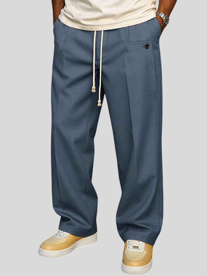 Aristide - Pantalons Élégants pour Hommes avec Cordon de Serrage