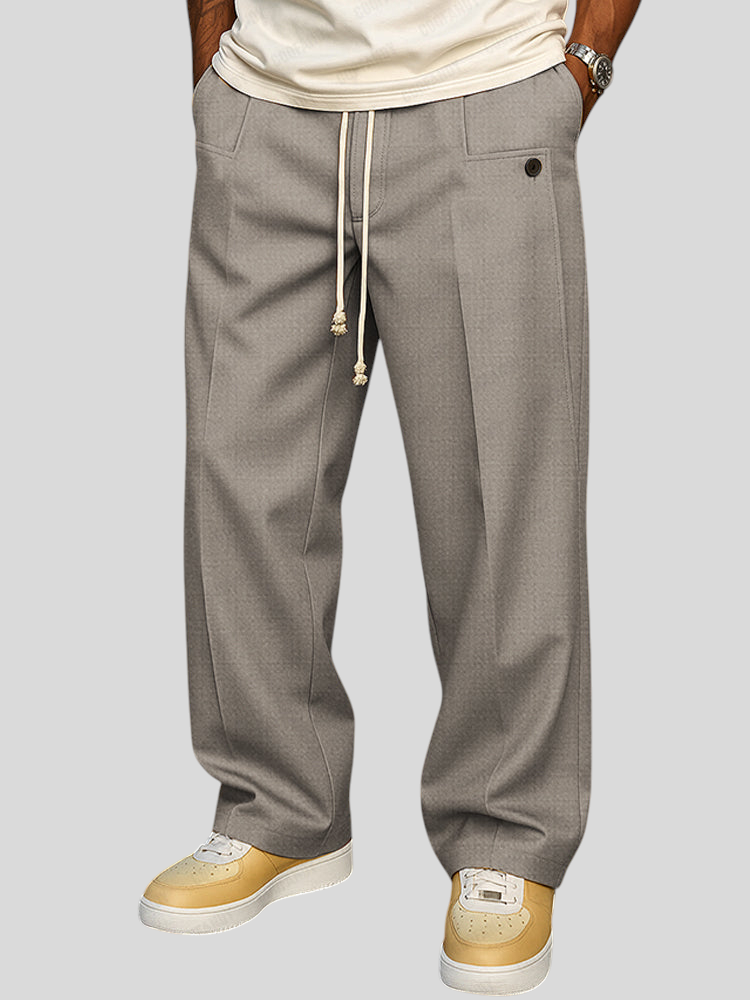 Aristide - Pantalons Élégants pour Hommes avec Cordon de Serrage