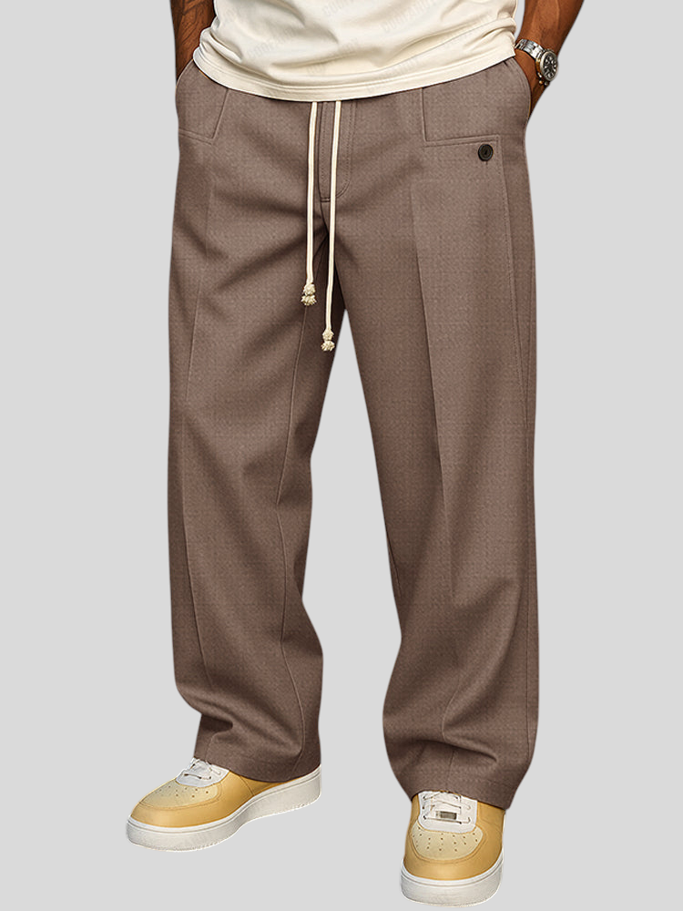 Aristide - Pantalons Élégants pour Hommes avec Cordon de Serrage