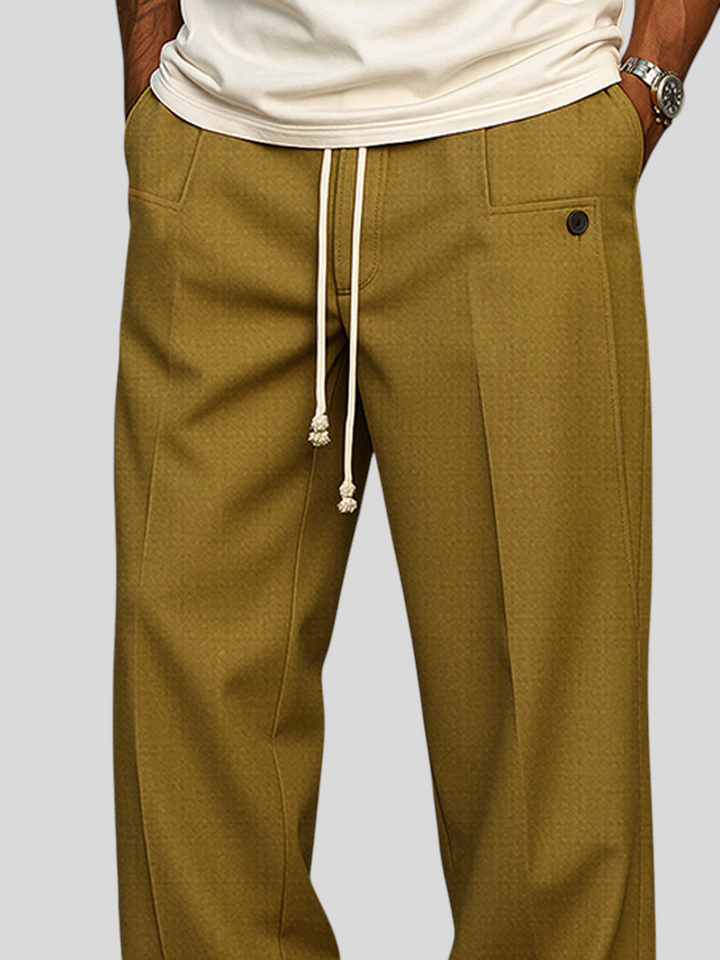 Aristide - Pantalons Élégants pour Hommes avec Cordon de Serrage