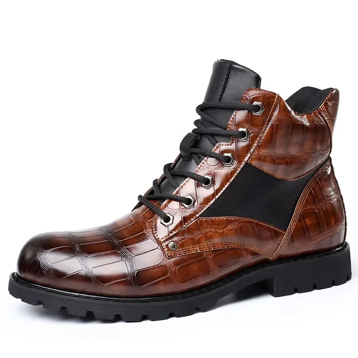 Hubert - Bottes en Cuir de Crocodile