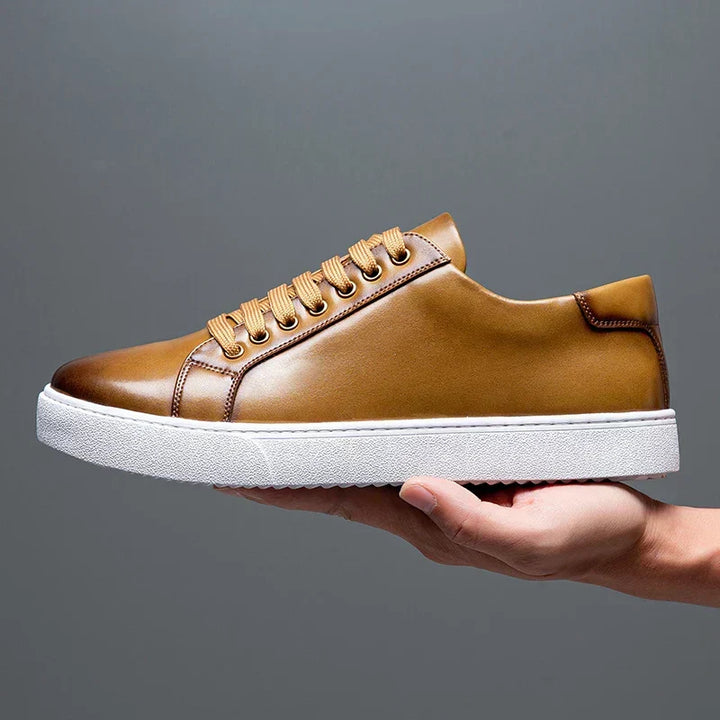 Daniel - Baskets en cuir italien