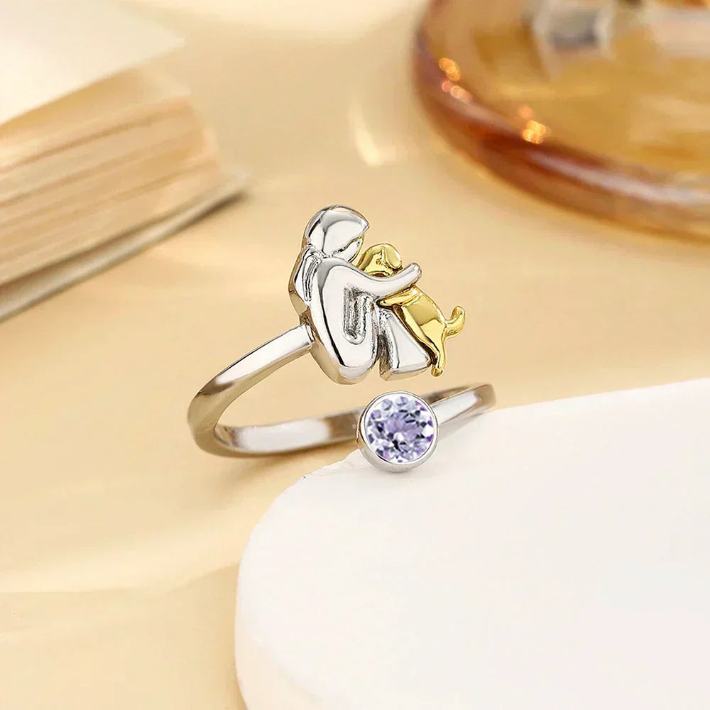 Bague Chien Câlin