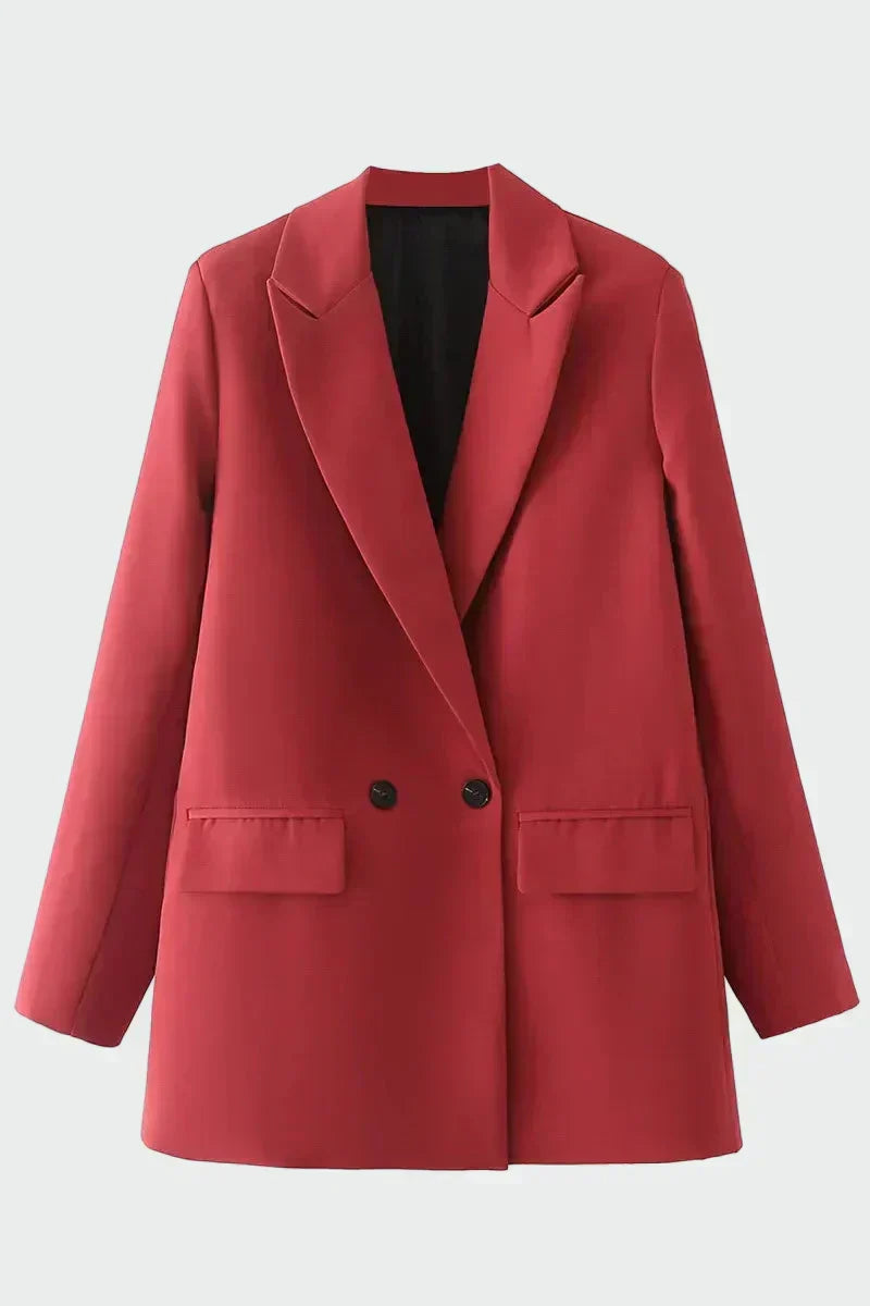 Manteau Oversize aux Lignes Modernes