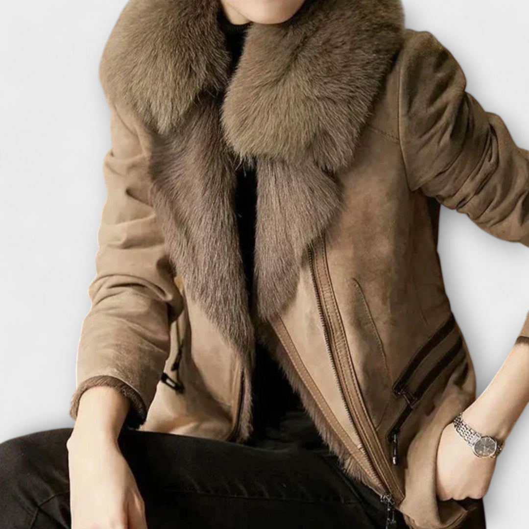 Mireille | Manteau en agneau de luxe