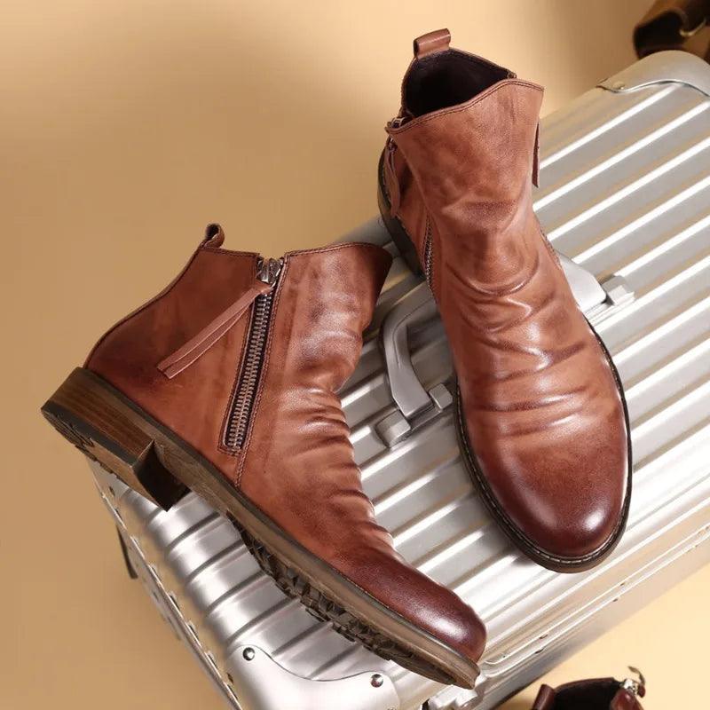 Tristan - Bottines Chelsea en Cuir