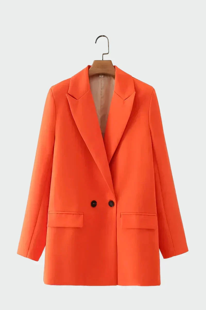 Manteau Oversize aux Lignes Modernes