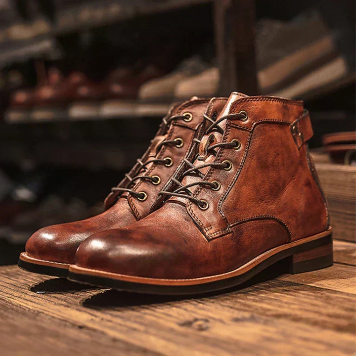 César - Bottes Rétro à Bout Rond