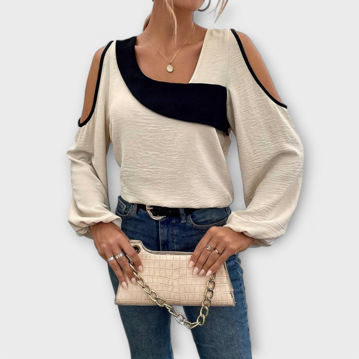 Albertine | Blouse à encolure carrée