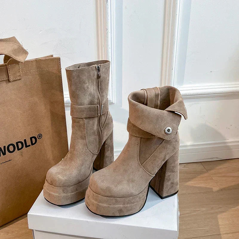 Isabeau - Bottes de style urbain avec personnalité et confiance