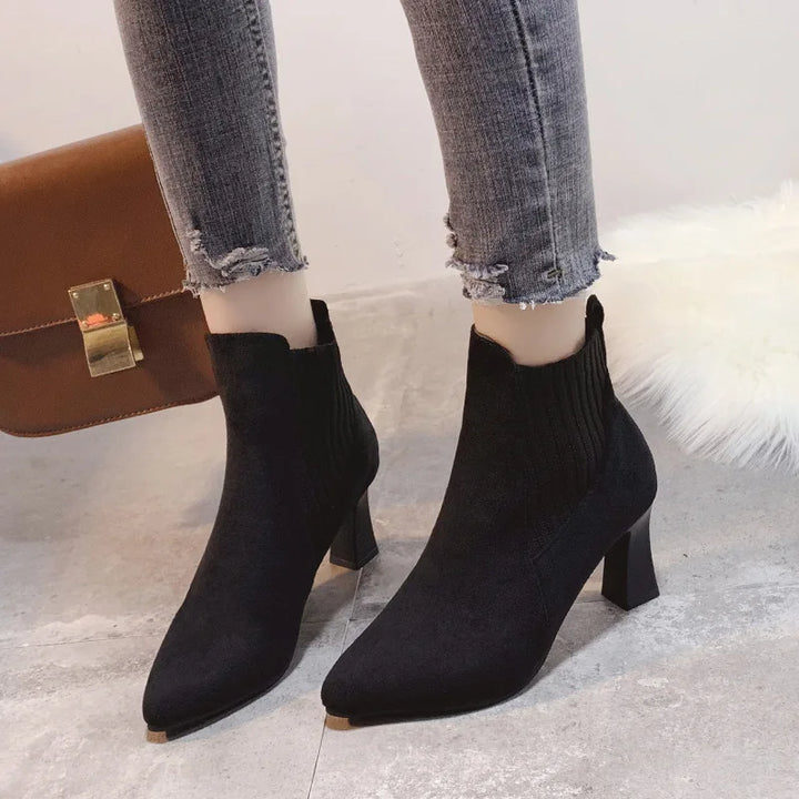 Anouk - Bottes à plateforme en daim