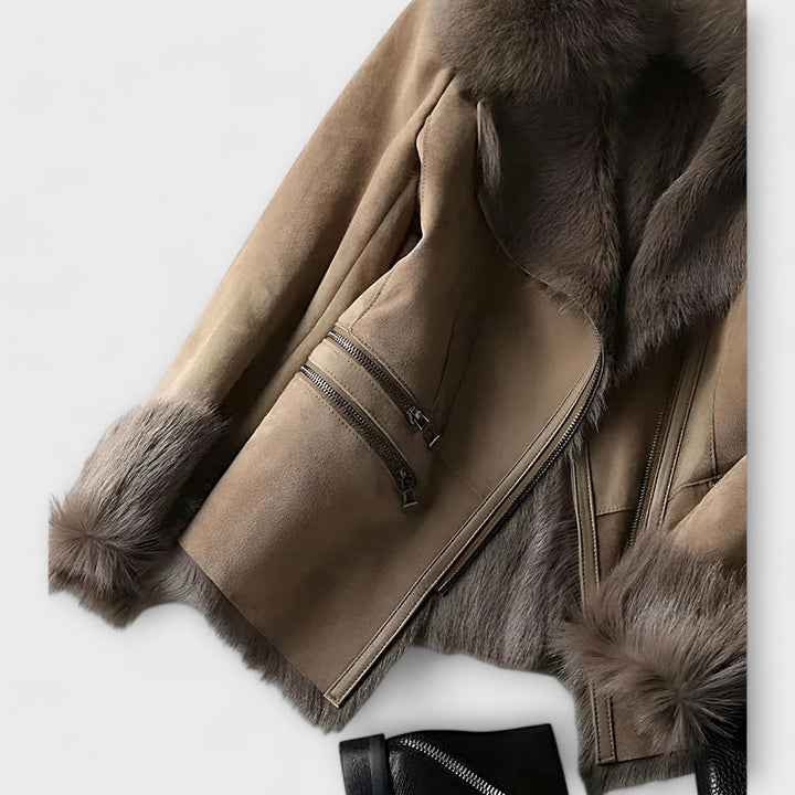 Mireille | Manteau en agneau de luxe