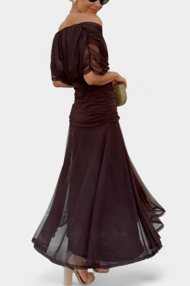 Émeline | Robe Longue Fleurie avec Décolleté en V