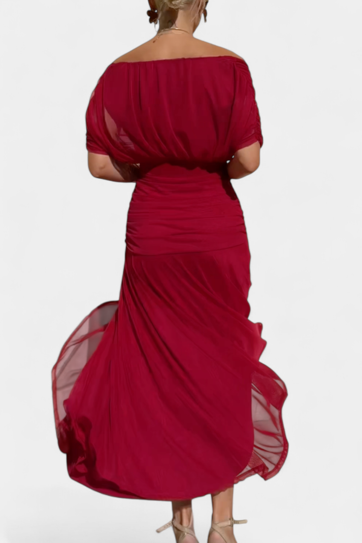 Émeline | Robe Longue Fleurie avec Décolleté en V