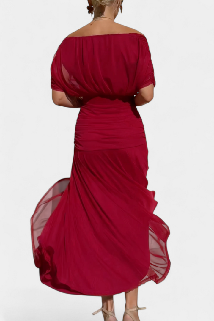 Émeline | Robe Longue Fleurie avec Décolleté en V