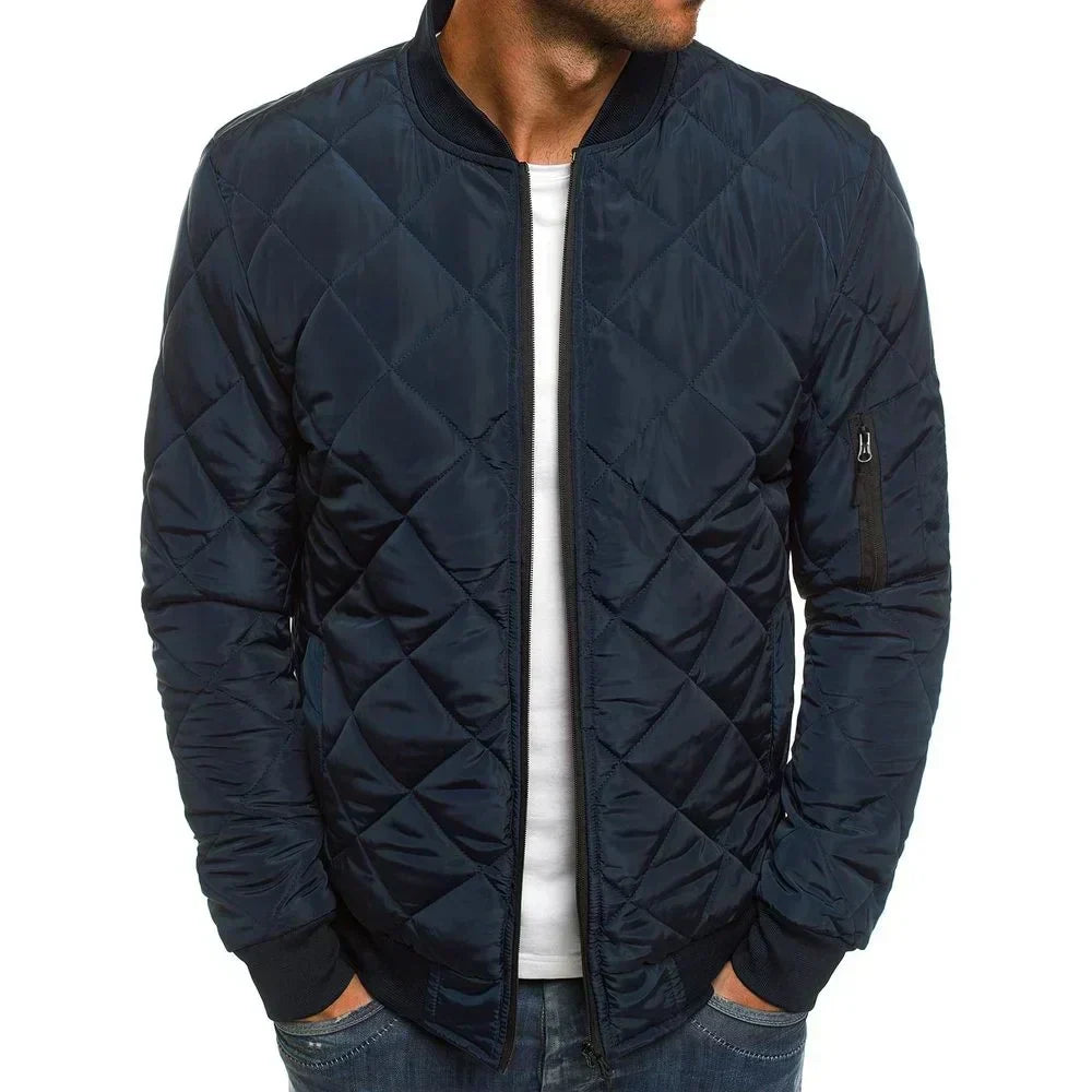 Vincent - Veste en Coton à Motif Diamant