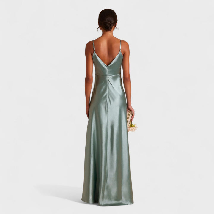 Sylvaine | Robe Longue en Satin