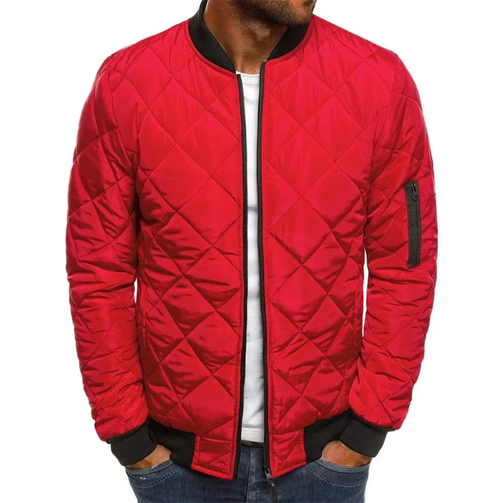 Vincent - Veste en Coton à Motif Diamant