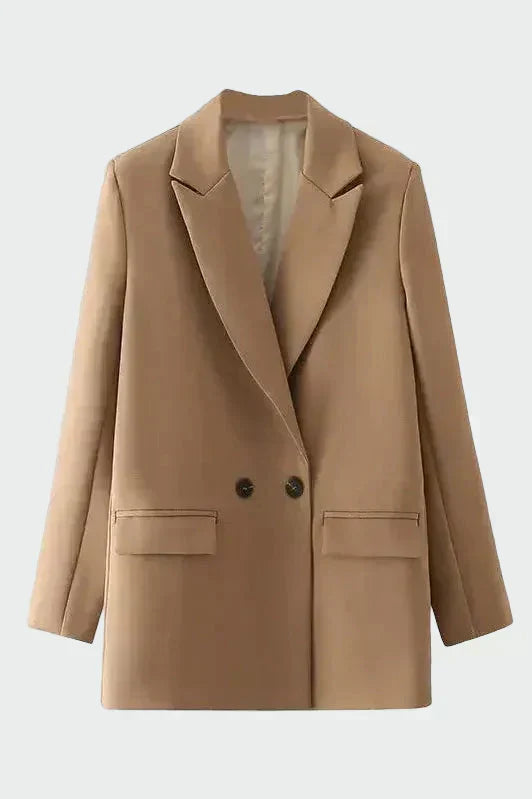 Manteau Oversize aux Lignes Modernes