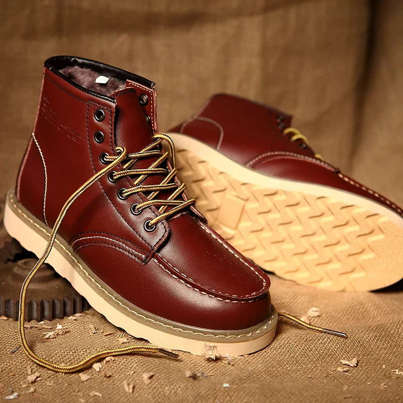 Pascal - Bottes en Cuir Véritable