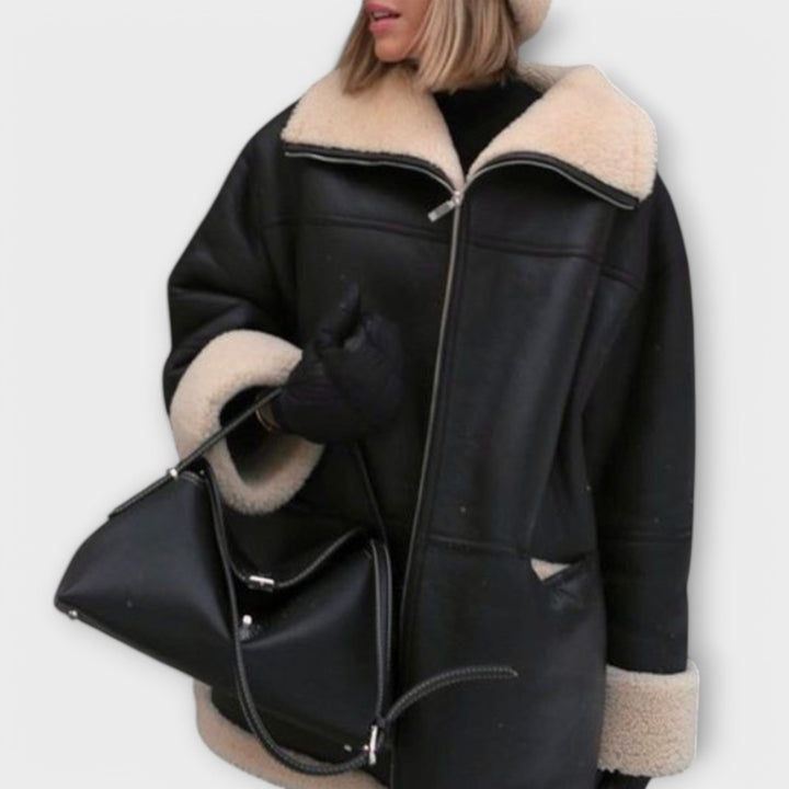 Léonie | Veste en Cuir