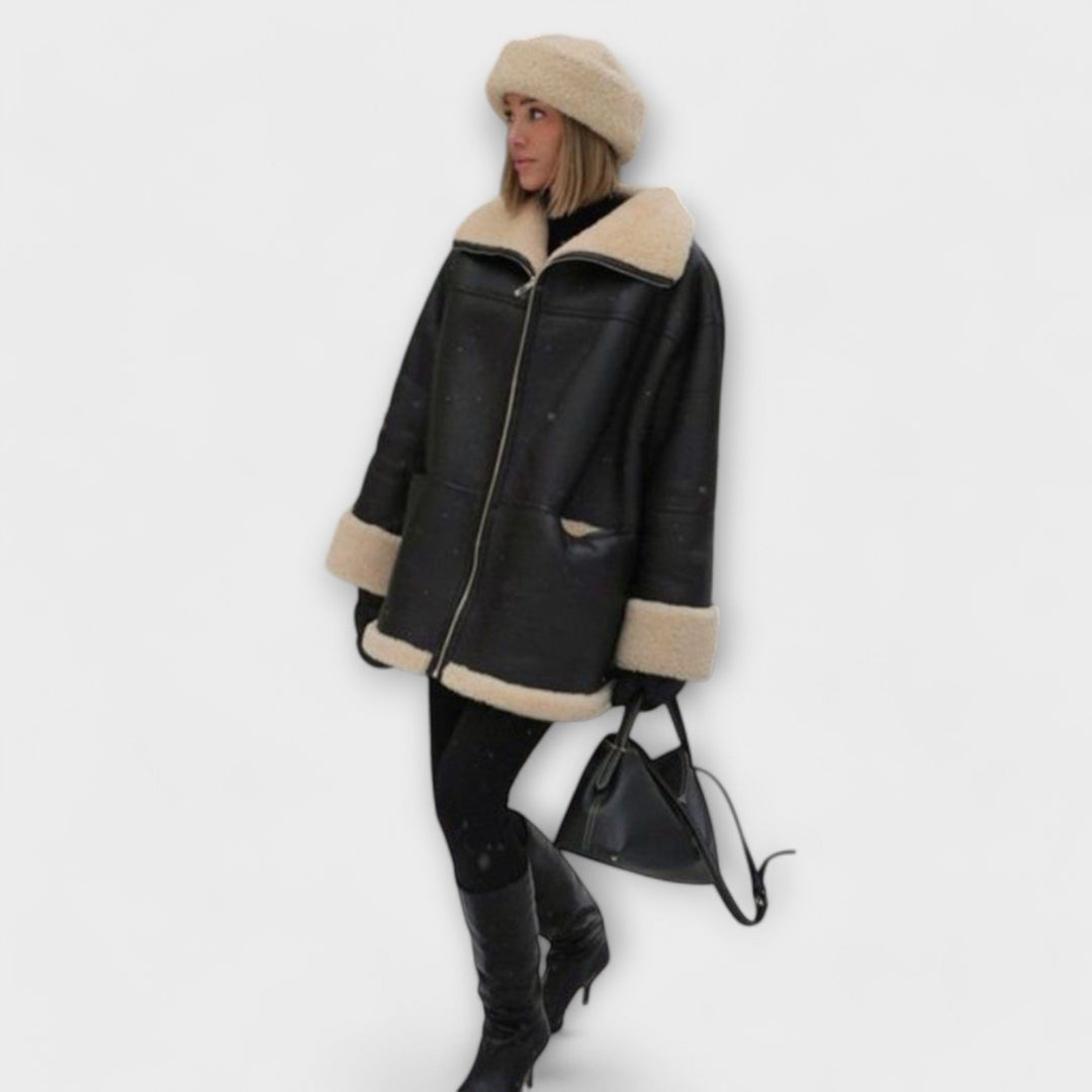 Léonie | Veste en Cuir