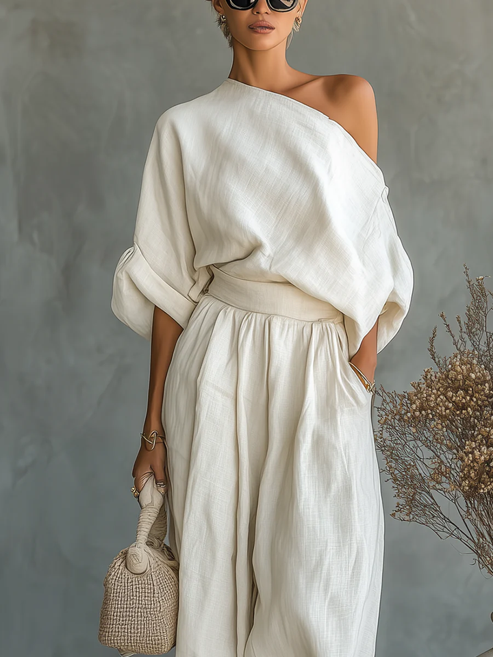 Sabine | Ensemble à Deux Pièces Off-Shoulder
