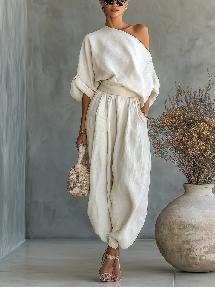 Sabine | Ensemble à Deux Pièces Off-Shoulder