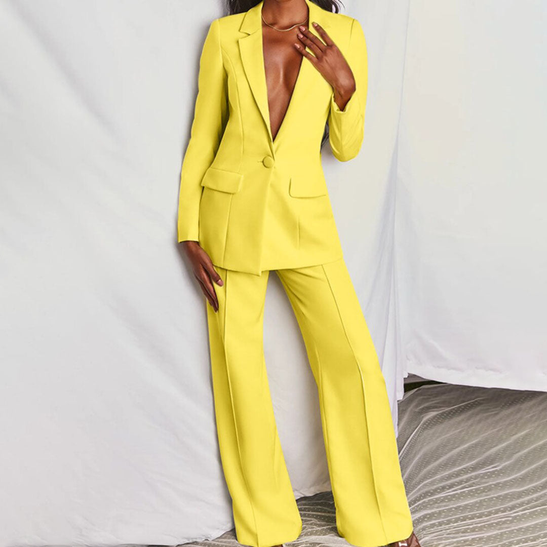 Fleur - Blazer et Pantalon Élégants