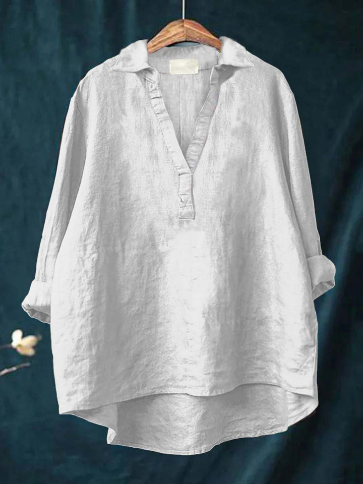 Beatrice | Blouse en Lin Élégante pour l'Été