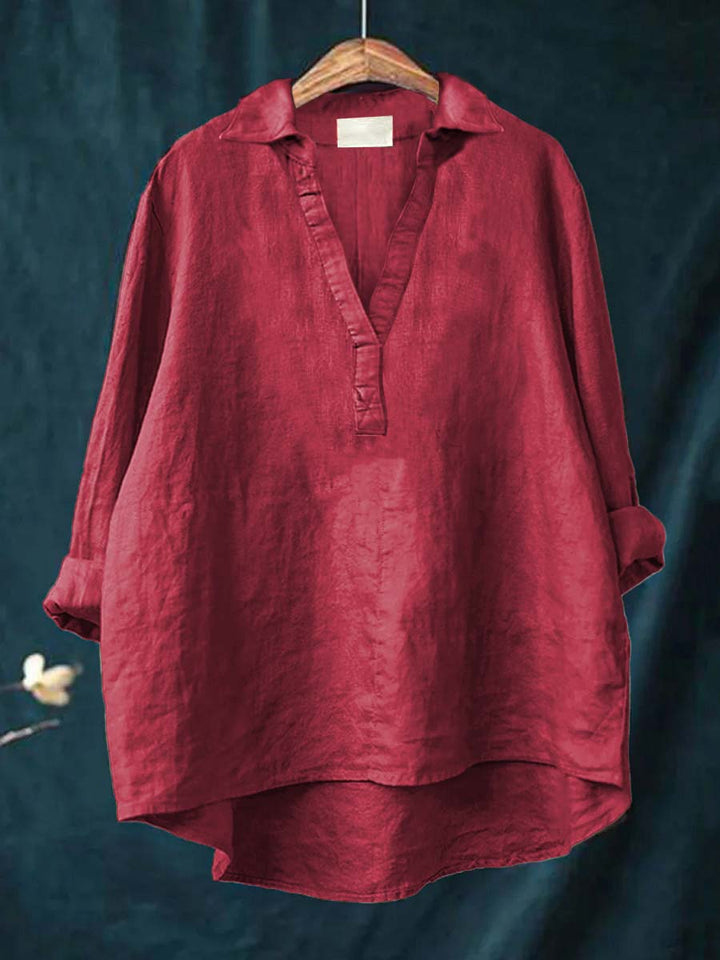 Beatrice | Blouse en Lin Élégante pour l'Été