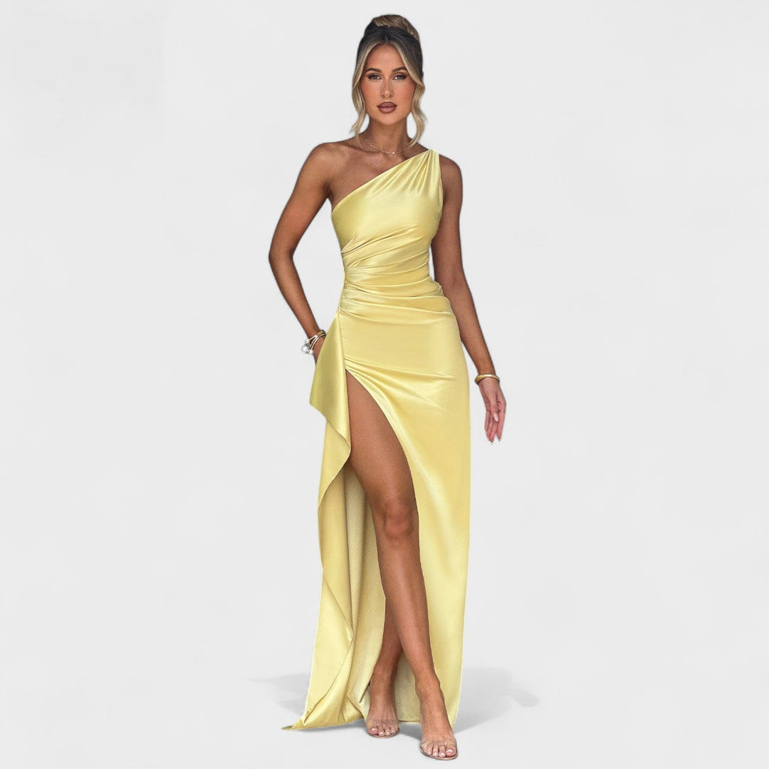 Eugénie | Robe Satin Asymétrique