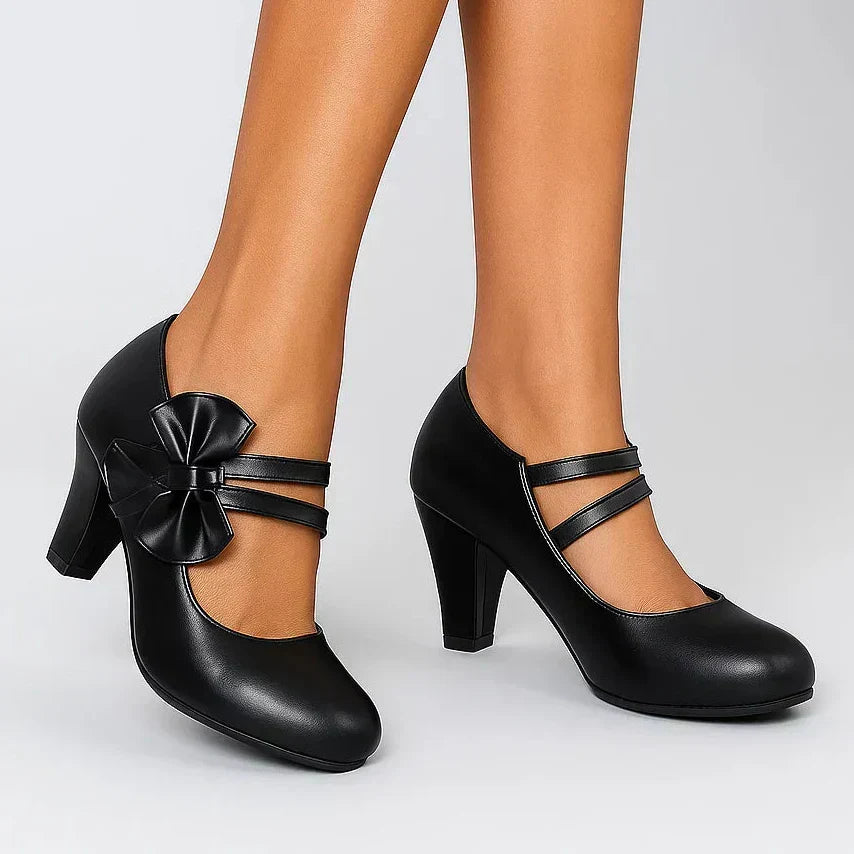 Ambre | Talons avec Nœud