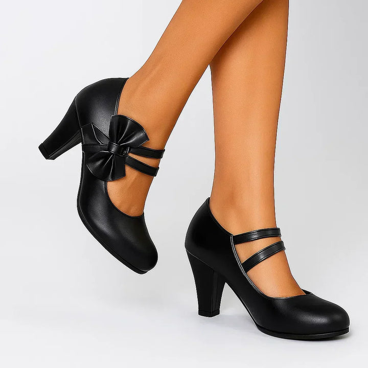Ambre | Talons avec Nœud