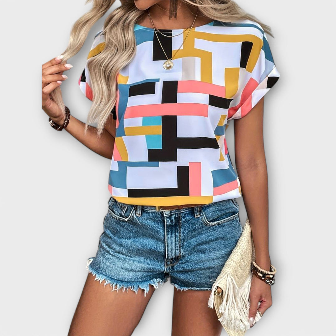 Laure | Blouse à Manches Courtes