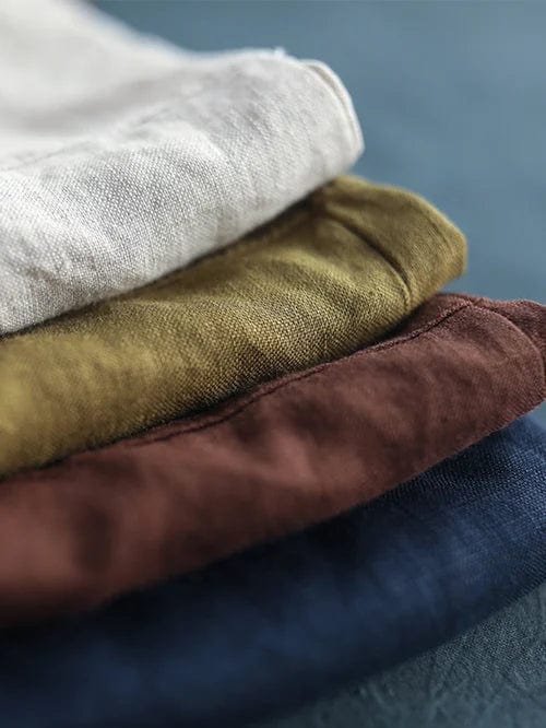 Olympe | Blouse en Lin Élégante pour l'Été