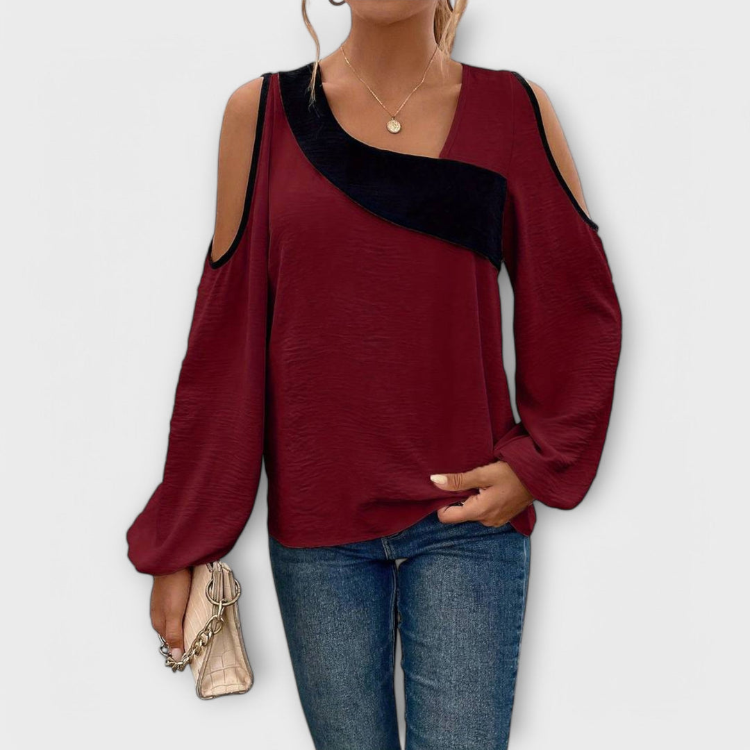 Albertine | Blouse à encolure carrée